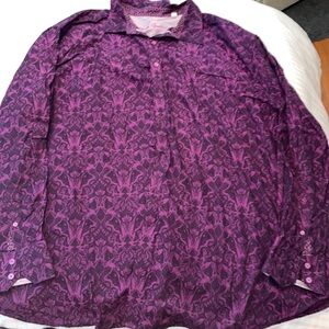 EUC Robert Graham long sleeve Oxford 4XL